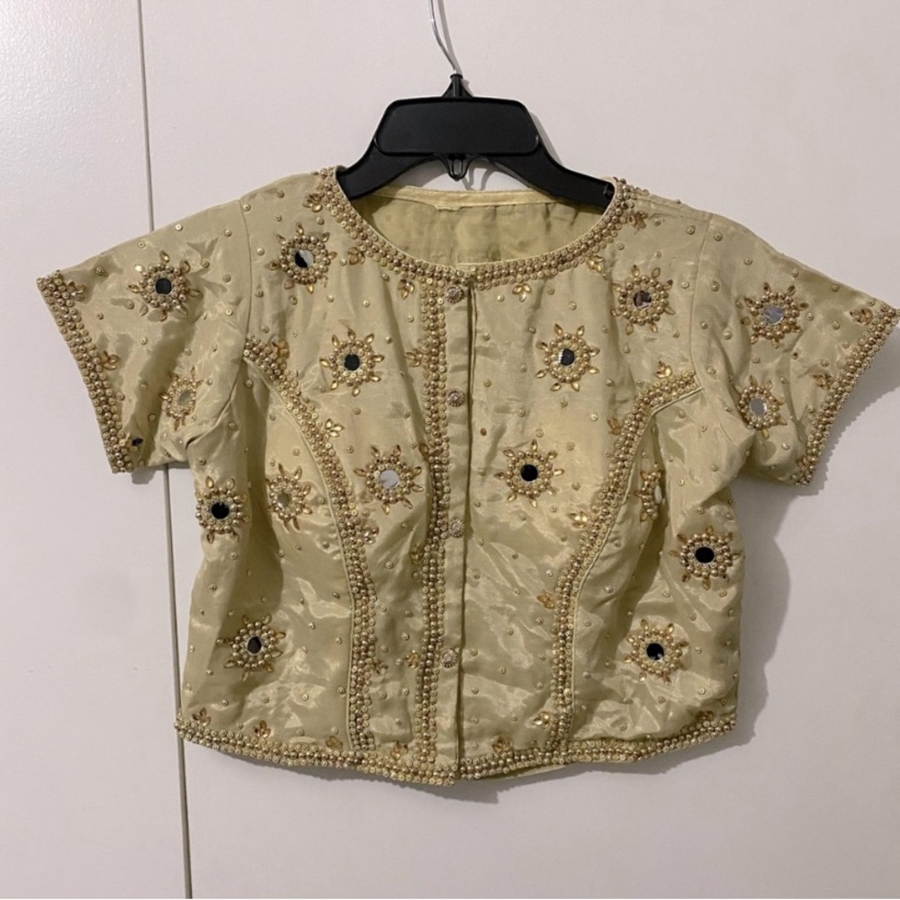 Gold blouse